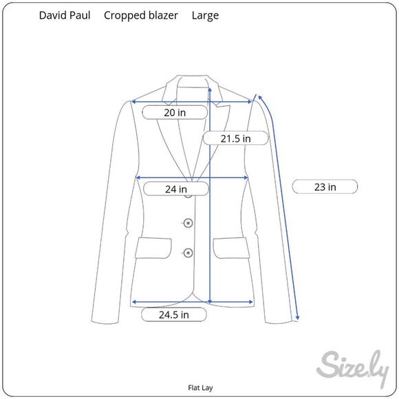 Vintage David Paul New York Cropped Buffalo Plaid Blazer Chonco Button Size L - Picture 8 of 8